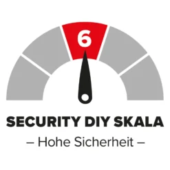 Schließzylinder GERA 5600 40-40 mm mit 6 Schlüsseln
