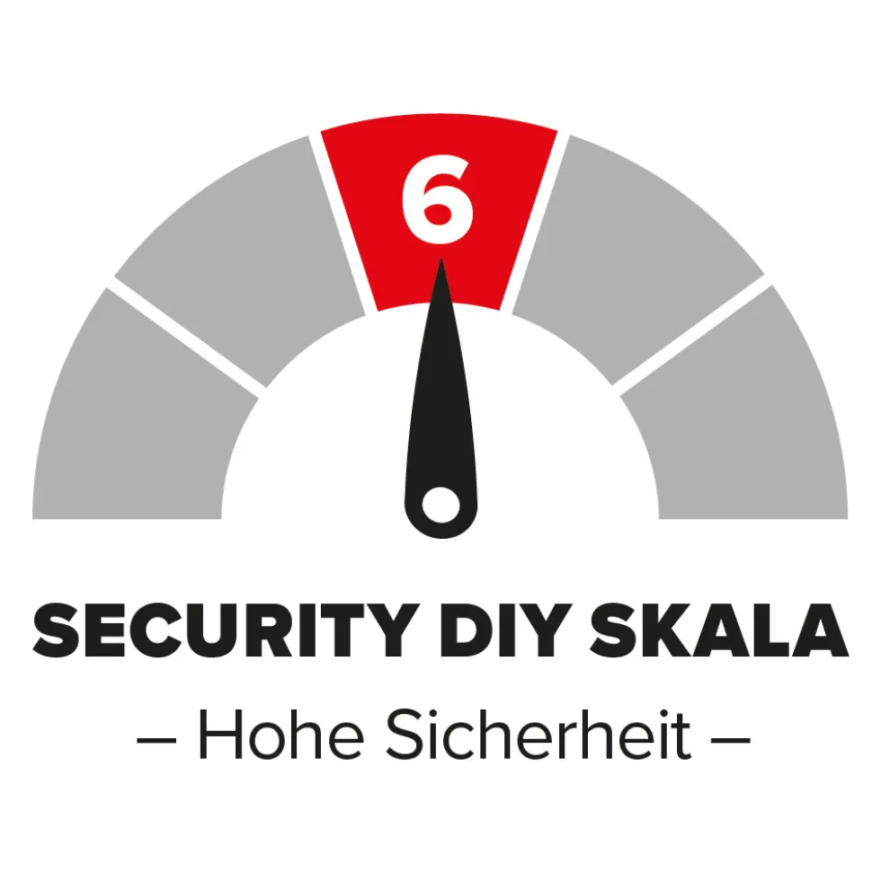Schließzylinder GERA 5600 30-45 mm mit 6 Schlüsseln