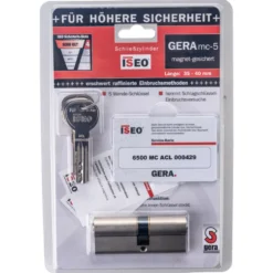 Schließzylinder 6500MC 35-40 mm magnetisch gesichert mit Schlüsseln