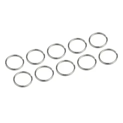 Schlüsselringe Stahl vernickelt 10er Set