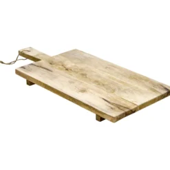 Schneidebrett rechteckig 61 x 30 cm aus geöltem Mangoholz