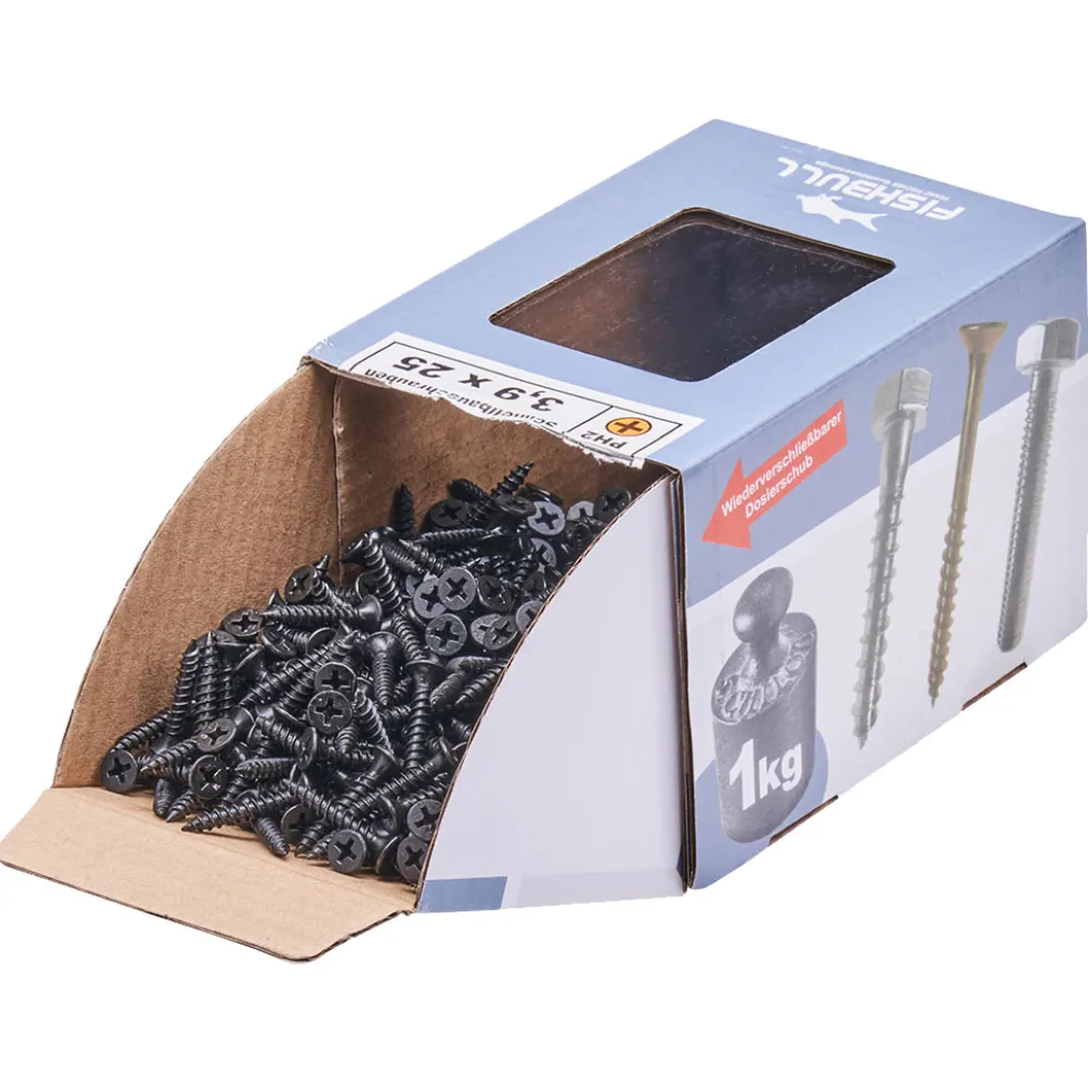 Schnellbauschraube 3,9x25 mm 1kg FISHBULL-Pack Feingewinde Kreuzschlitz