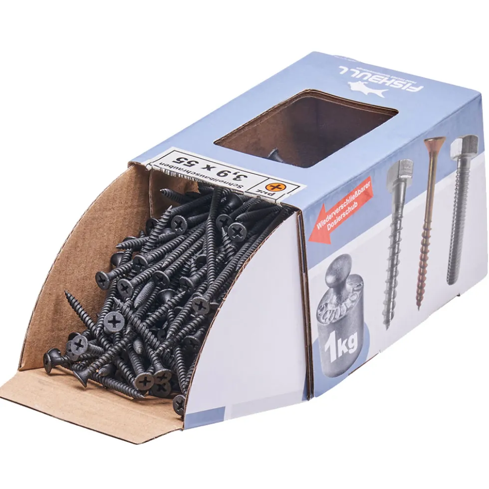 Schnellbauschraube 3,9x55 mm 1kg FISHBULL-Pack Feingewinde Kreuzschlitz