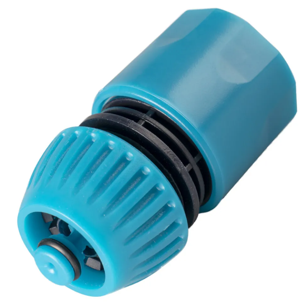 Schnellkupplung 1/2" mit Wasserstopp