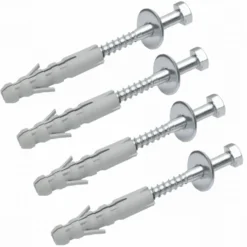 Schraubensatz für Mauerhalter 4xSchrauben/Dübel/Unterlegscheiben Schraubenset