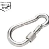 Schraubkarabiner 60 x 30 mm Edelstahl