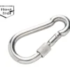 Schraubkarabiner 80 x 30 mm Edelstahl