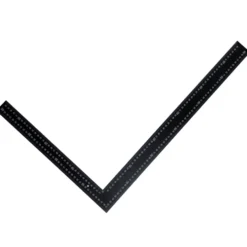 Schreinerwinkel 90° 40x60cm schwarz Zimmermannswinkel Messwinkel Anschlagwinkel