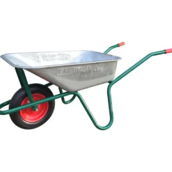 Schubkarre 100 Liter aus verzinktem Stahl