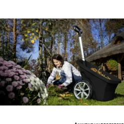 Schubkarre 67 Liter schwarz