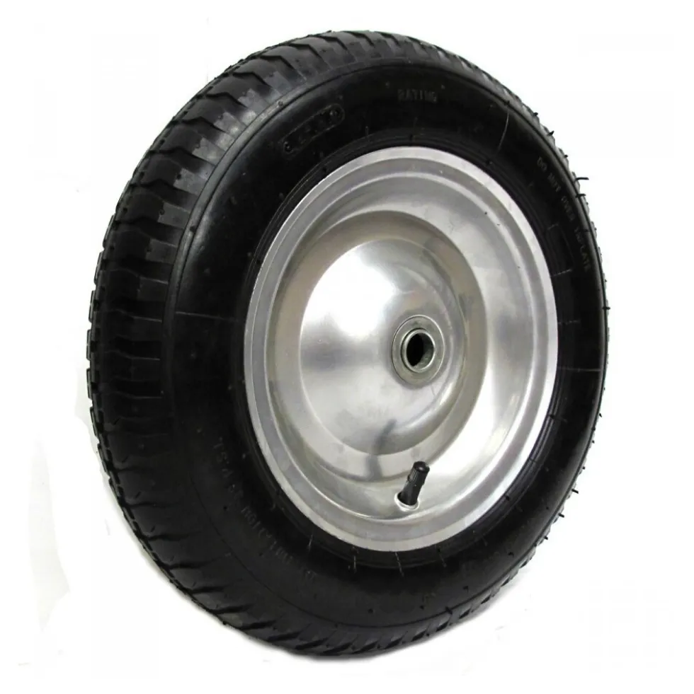 Schubkarrenrad Ø400mm 4.00-8", verzinkte Metallfelge