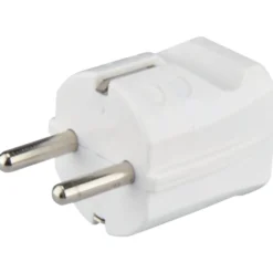 Schutzkontakt Stecker Kunststoff IP20 weiß