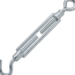 Seilspanner 6 x 100 mm, mit Haken und Öse, Edelstahl