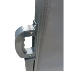 Seitenmarkise dunkelgrau 3 x 1,6 m mit Auszug links