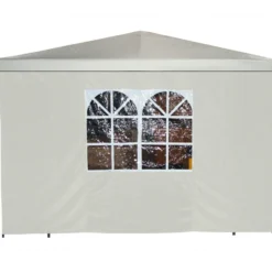 Seitenteil mit Fenster für Pavillon 3 x 3 m, Ecru
