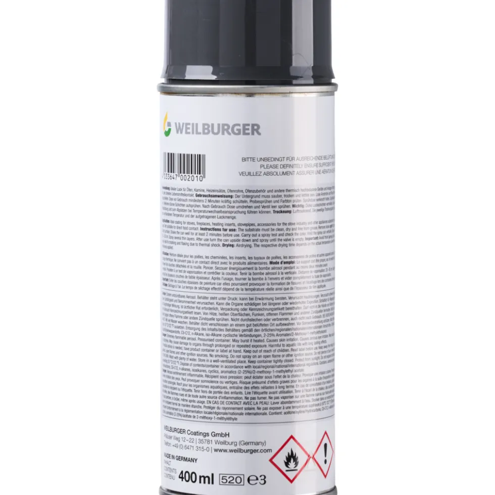 Senotherm Ofen-Spray grau-metallic bis 450°C