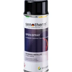 Senotherm Ofen-Spray schwarz metallic