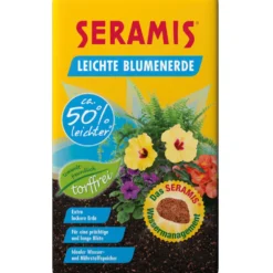 SERAMIS® leichte Blumenerde 12,5 Liter, torffrei