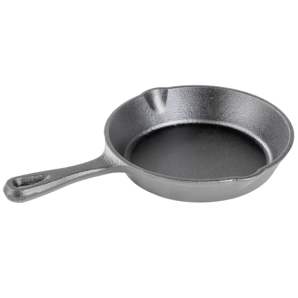Servierpfanne aus Gusseisen mit Griff