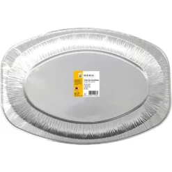 Servierplatten 3 Stück aus Aluminium44 x 29 cm