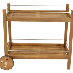 Servierwagen aus Akazienholz
