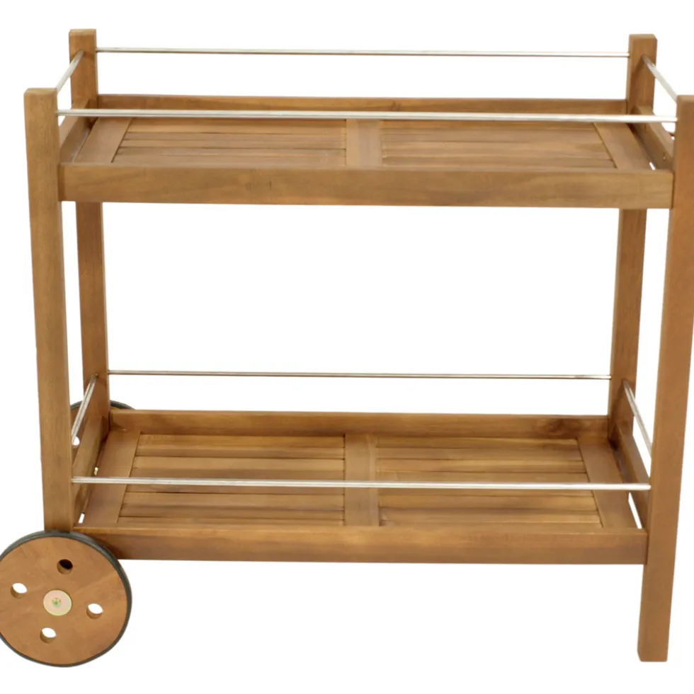 Servierwagen aus Akazienholz