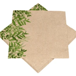 Servietten "be green", 25 Stück, Recycling Tissue