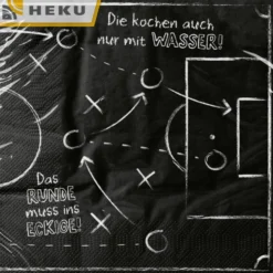 Servietten "Fußball-Party" 3-lagig 33 x 33 cm, 20 Stück