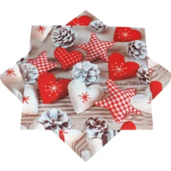 Servietten mit Weihnachts-Motiv, 20 Stück