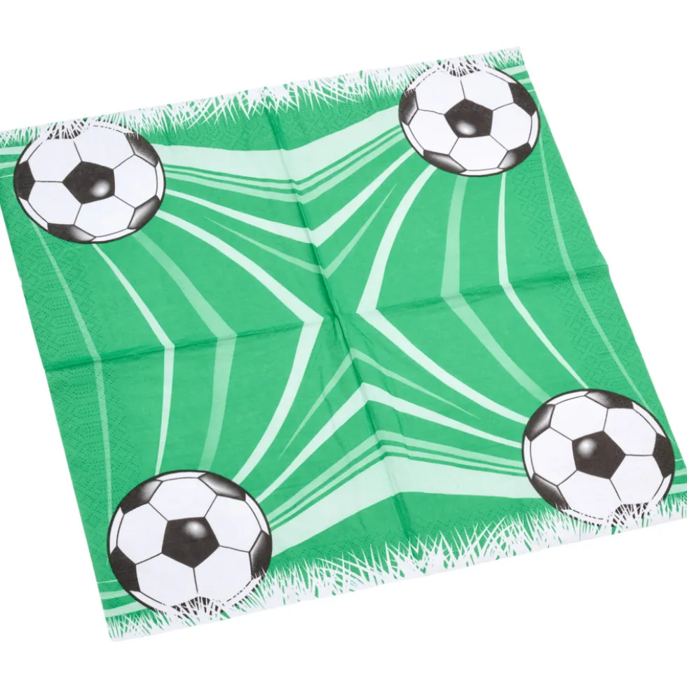 Servietten Motiv Fußball 20er Pack