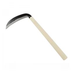 Sichel Handsense 13'' mit Holzstiel Sicke Sensensichel Kleinsense Sense