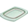Sieb faltbar medium ausziehbar 38/60 x 26,5 x 4,5 cm grün