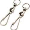 Simplex-Karabiner mit Wirbel, 40 mm, 2 Stück