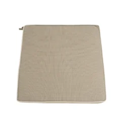 Sitzkissen garngefärbt 40 x 40 x 4 cm, in Taupe