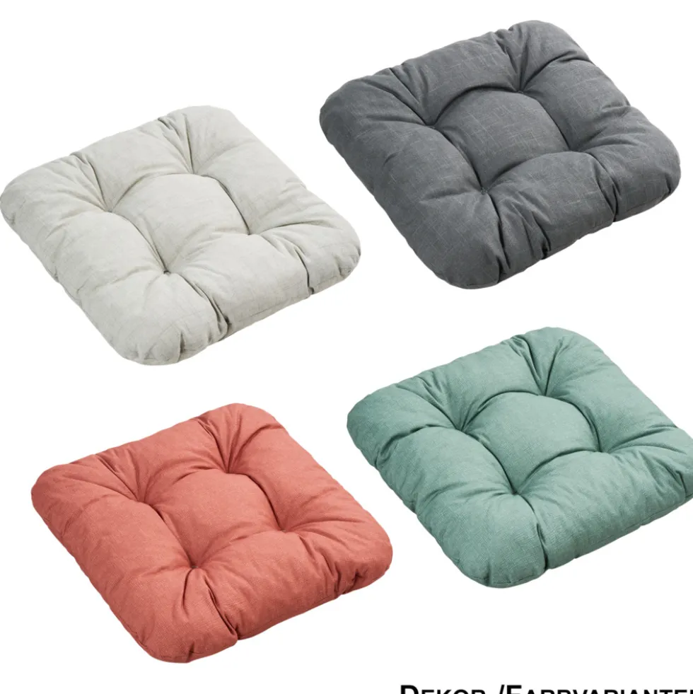 Sitzkissen in verschiedenen Farben