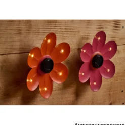 Solar-LED-Blume Zaunbeleuchtung- 4-fach sortiert