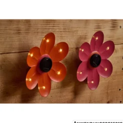 Solar-LED-Blume Zaunbeleuchtung- 4-fach sortiert