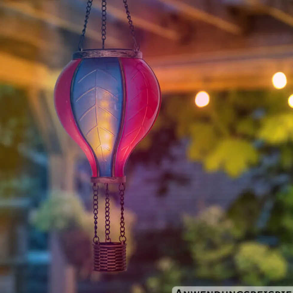 Solar-LED-Heißluftballon 38 cm