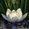Solar-LED-Lotusblüte aus Metall