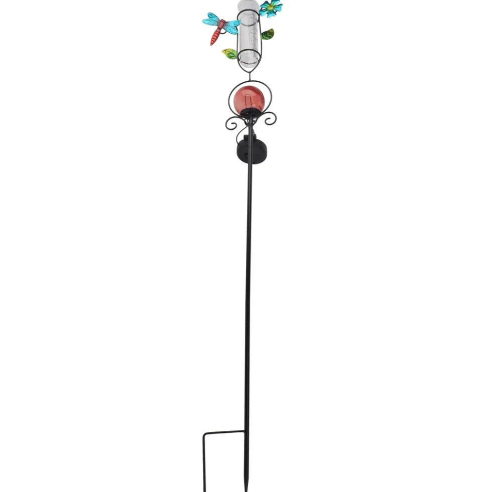 Solar-LED-Regenmesser 90 cm, 3-fach sortiert
