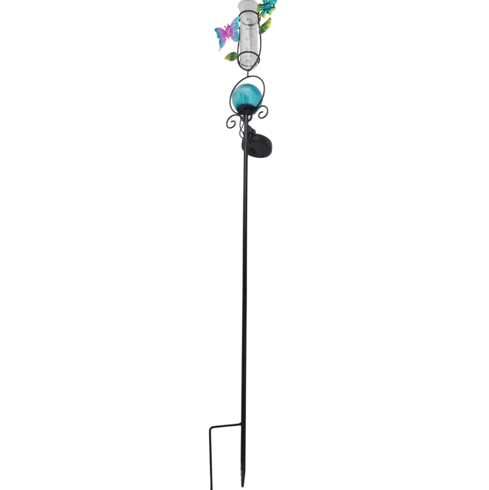 Solar-LED-Regenmesser 90 cm, 3-fach sortiert