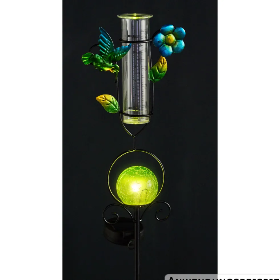Solar-LED-Regenmesser 90 cm, 3-fach sortiert