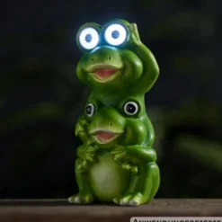 Solar-LED-Tierfiguren Huckepack, 6-fach sortiert