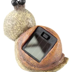 Solar-LED-Tierfigur Schnecke 14,3 cm aus Kunstharz
