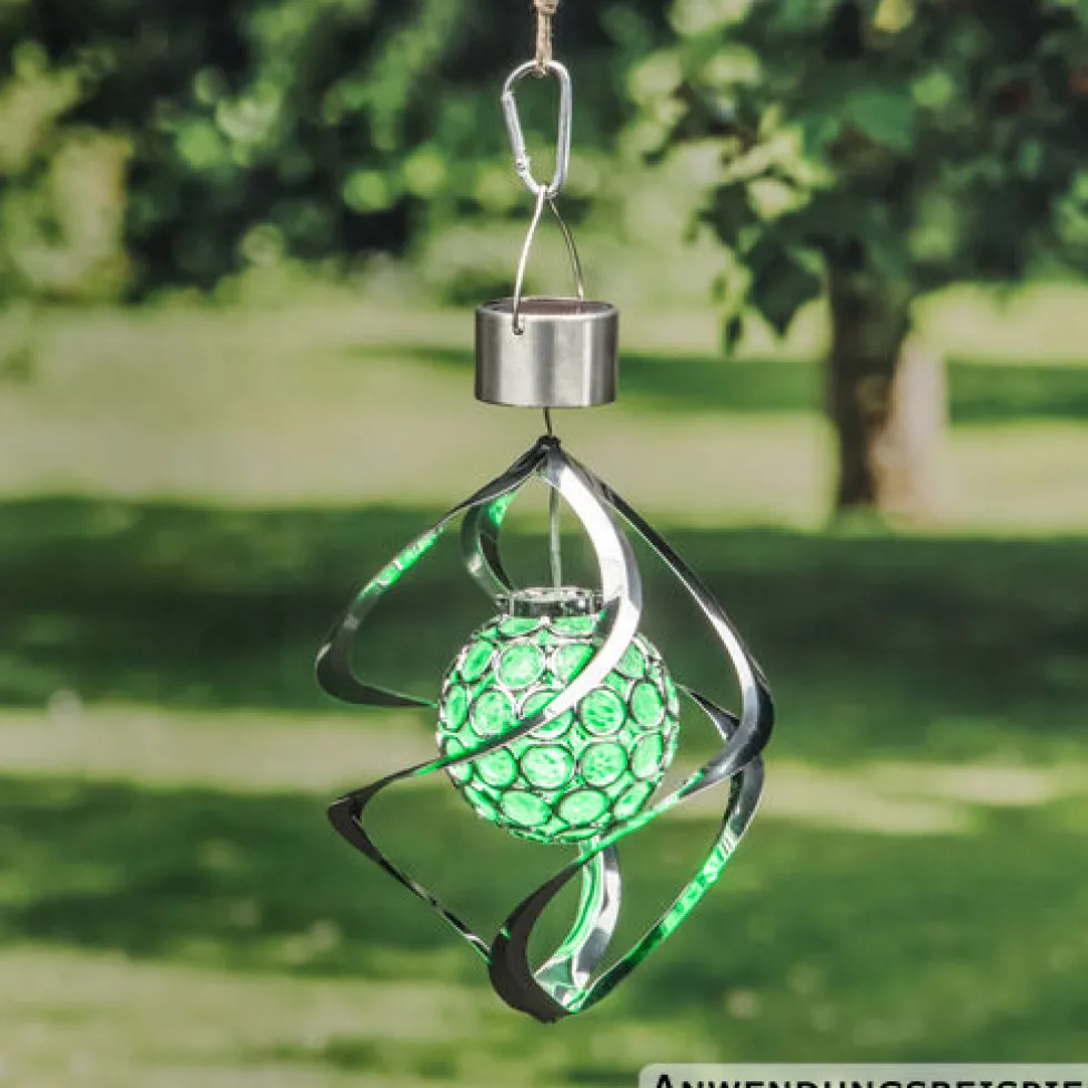 Solar-LED-Windspiel mit Farbwechsel