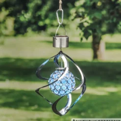 Solar-LED-Windspiel mit Farbwechsel