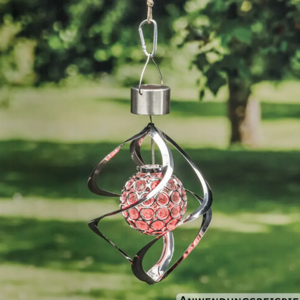 Solar-LED-Windspiel mit Farbwechsel