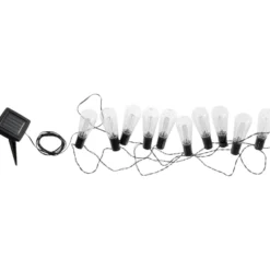 Solar-Lichterkette 4,7 m mit 10 LED-Birnen