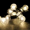 Solar-Party-Lichterkette, 2,35 m, mit 10 warmweißen Lämpchen