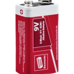 Sonderpreis Baumarkt Batterie 9V Block 1 Stück